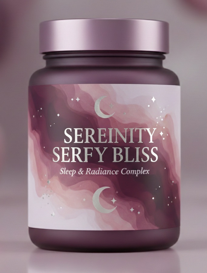 Sereinity Serfy Bliss product bottle on clean surface